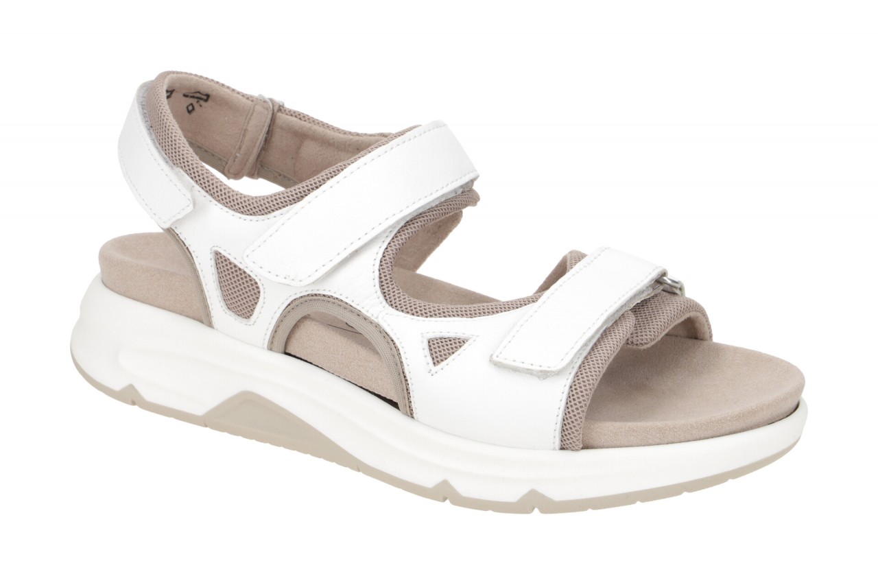 Gabor 86.889 Damen Sandale ROLLINGSOFT Wei? Keilabsatz Klettverschluss 1 Gabor 86.889 Damen Sandale ROLLINGSOFT Wei? Keilabsatz Klettverschluss