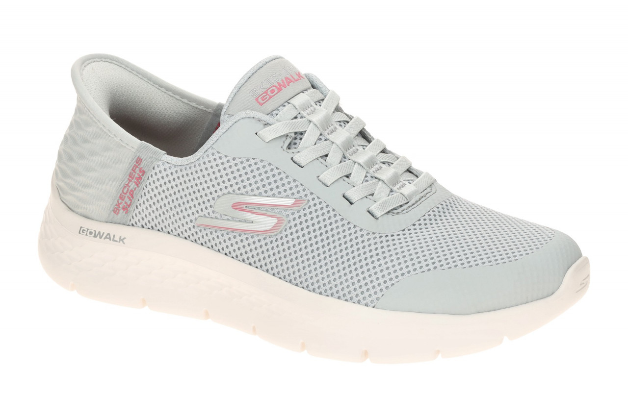Skechers 124836 GYPK GO WALK FLEX - GRAND ENTRY Damenschuhe Sneaker gray/pink 1 Skechers 124836 GYPK GO WALK FLEX - GRAND ENTRY Damenschuhe Sneaker gray/pink