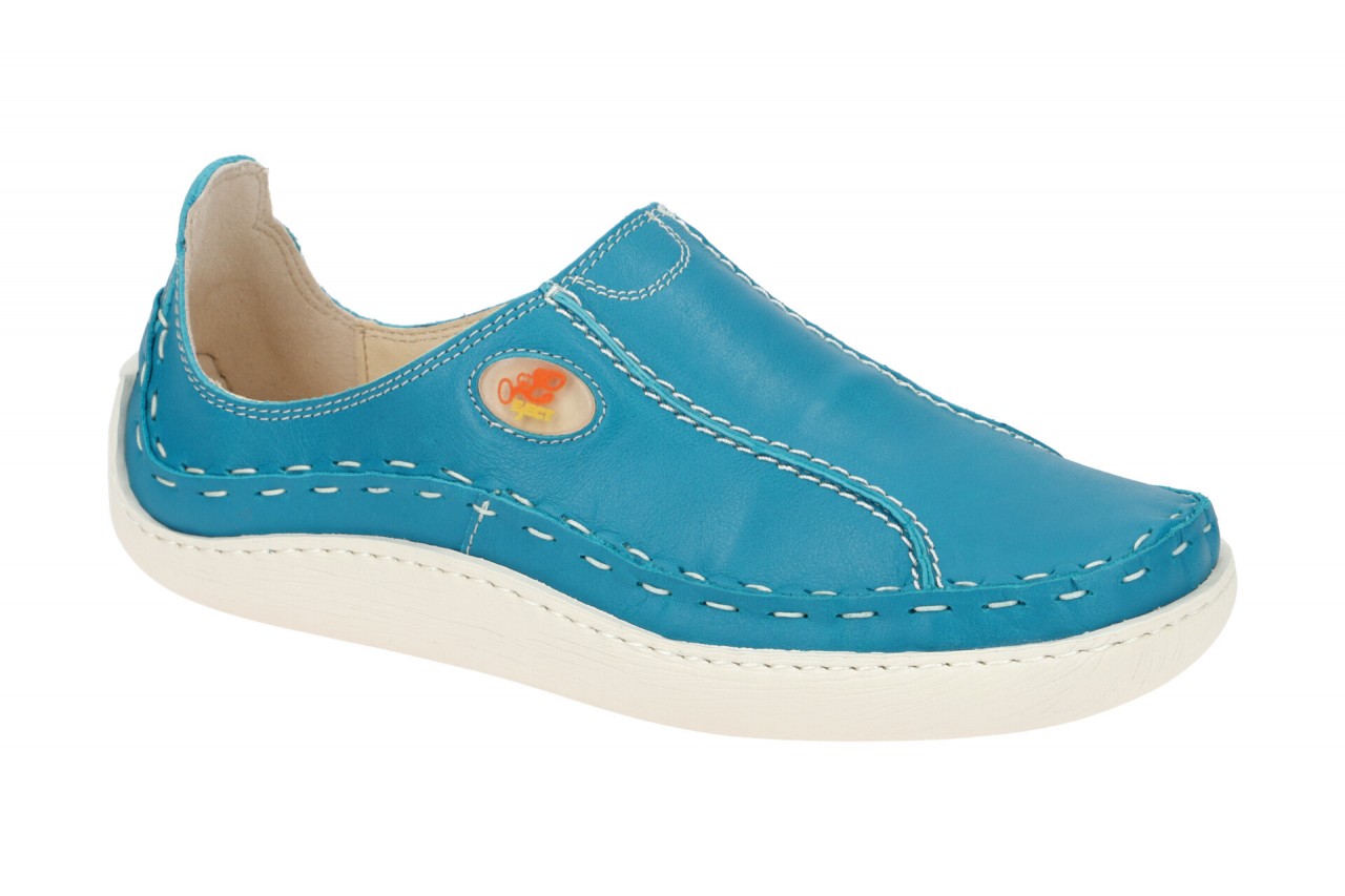 Eject 6757.002 Damen Slipper in Blau-Petrol Echtleder Gummisohle | sportliche... 1 Eject 6757.002 Damen Slipper in Blau-Petrol Echtleder Gummisohle | sportliche...