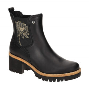Panama Jack Damen Stiefeletten Pia B26 Negro Black Waterproof Echtleder