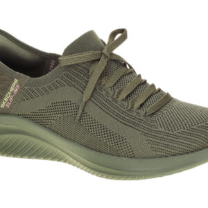 Skechers 150447 OLV Damen Slipper Halbschuhe Gr?n Olive vegan atmungsaktiv