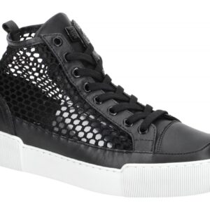 H?gl Damen Sneaker 3-10 3653 0100 SOHO Schwarz Echtleder Fu?bett Plateau 2,5cm