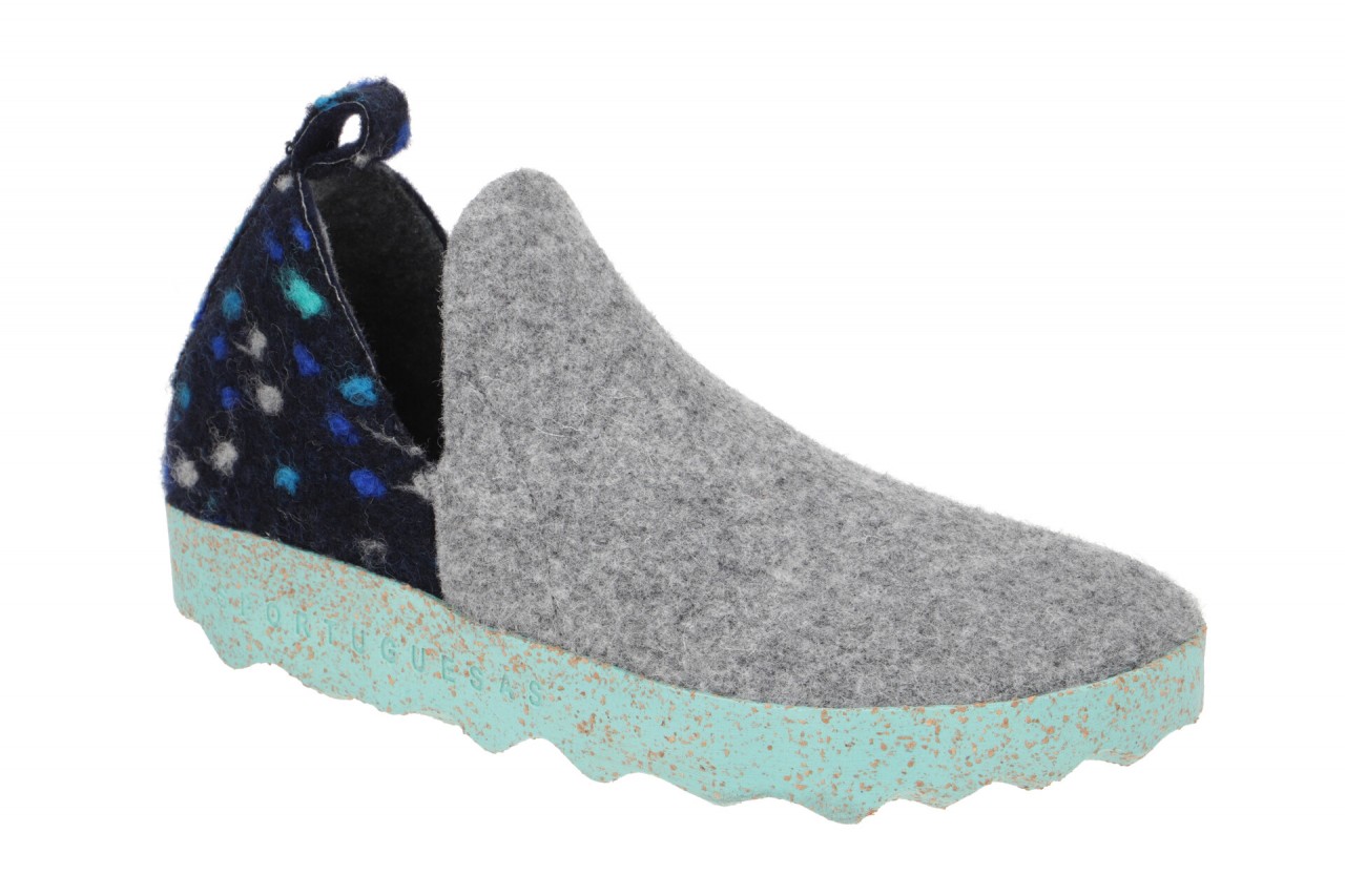 Asportuguesas P018086006 CITY L Damen Slipper Grau Concrete bequeme Halbschuhe 1 Asportuguesas P018086006 CITY L Damen Slipper Grau Concrete bequeme Halbschuhe