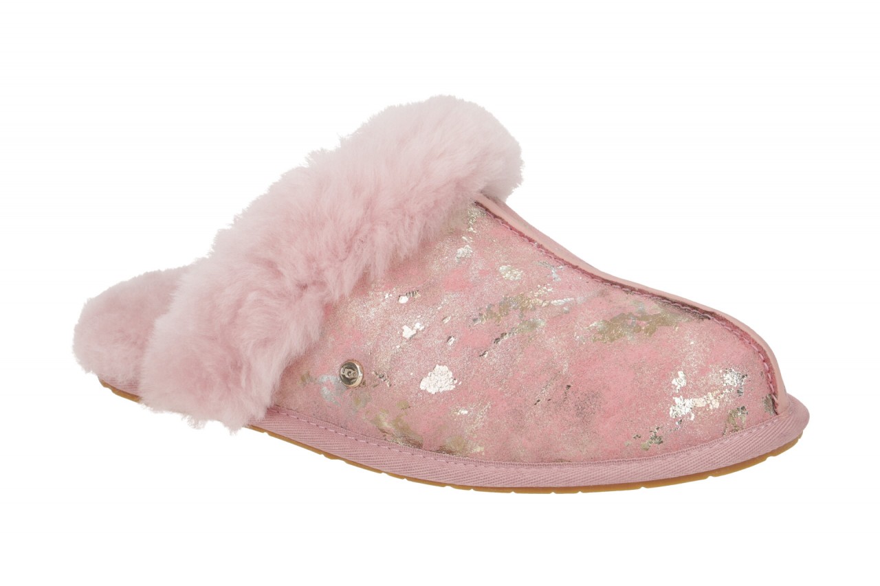 UGG 1123594 SHLL SCUFFETTE II GOLD WASH Damenhausschuhe pink Nubuck Wolle Gum... 1 UGG 1123594 SHLL SCUFFETTE II GOLD WASH Damenhausschuhe pink Nubuck Wolle Gum...