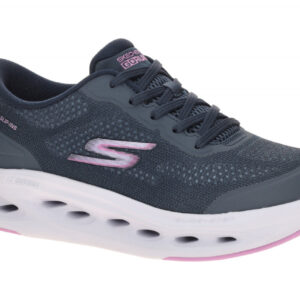 Skechers 129403 NVPR Damen Sportschuhe Blau Navy/Purple Air-Cooled GOGA MAT?