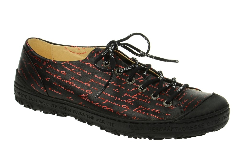 Eject 11207/3.52 DASS Damen Halbschuhe schwarz rot Echtleder Gummisohle 1 Eject 11207/3.52 DASS Damen Halbschuhe schwarz rot Echtleder Gummisohle