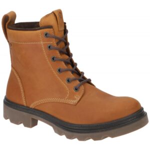 Ecco 214713 Grainer Damen Stiefeletten - wasserdicht & robust, Braun - amber