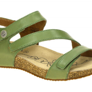 Josef Seibel Damen Sandale Tonga 25 Gr?n/Khaki Wechselfu?bett Gummisohle