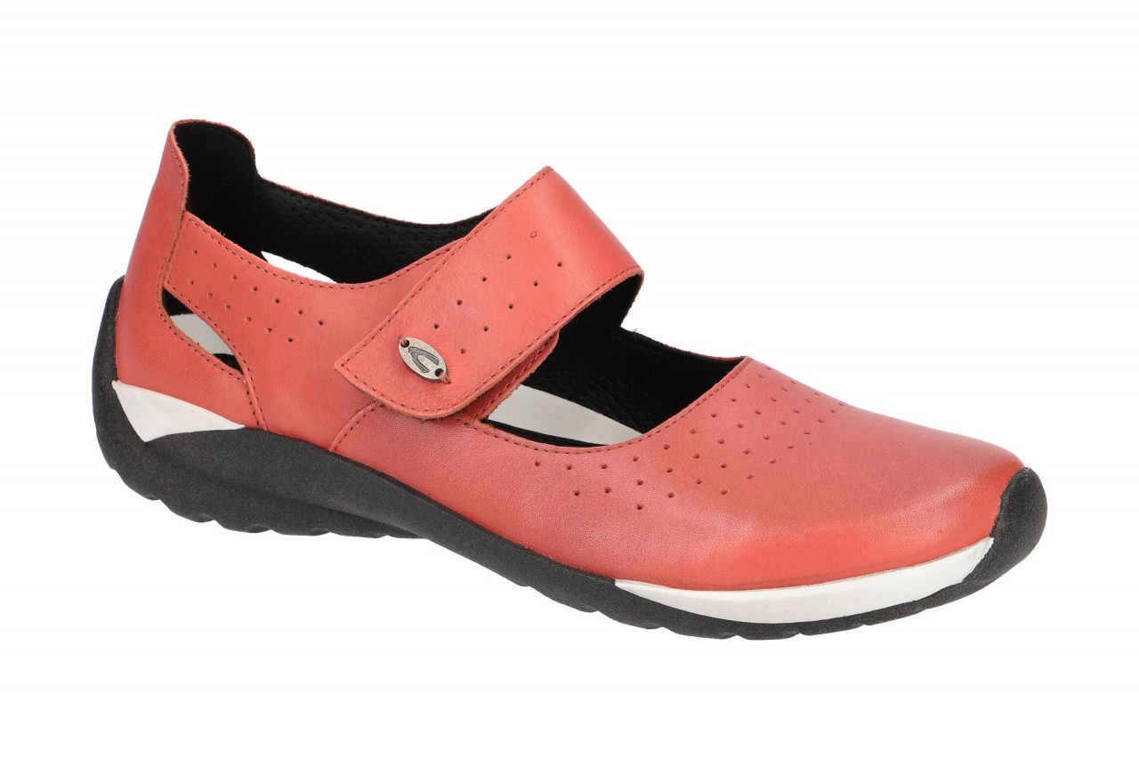 camel active 844.74.02 MOONLIGHT Damen Slipper Leder corall rot - Klettversch... 1 camel active 844.74.02 MOONLIGHT Damen Slipper Leder corall rot - Klettversch...