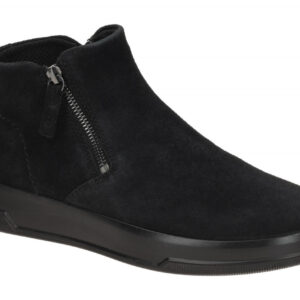 Ecco 223823 MOVE WOMEN ZIP BOOTIE Damen Stiefeletten Schwarz bequeme Schlupf ...