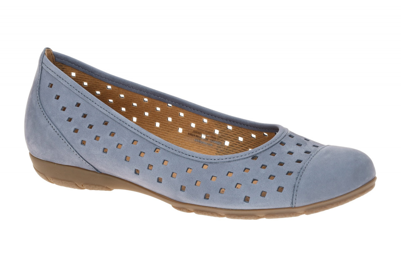 Gabor 84.169.10 Damen Ballerinas Slipper blau denim Gummisohle - HOVERCRAFT S... 1 Gabor 84.169.10 Damen Ballerinas Slipper blau denim Gummisohle - HOVERCRAFT S...
