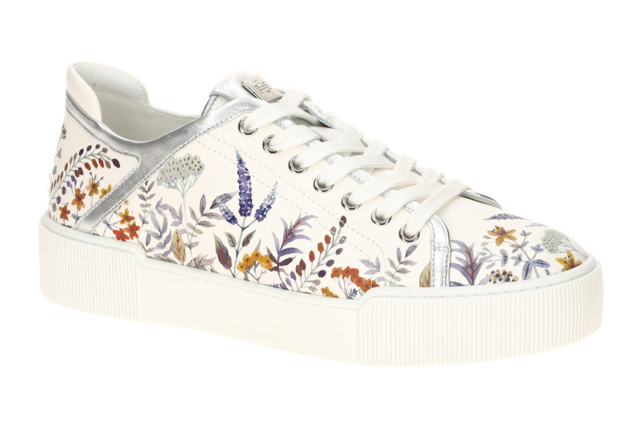 H?gl 3679 Steve Damenschuhe wei? bunter Blumen-Print Plateau Sneaker 1 H?gl 3679 Steve Damenschuhe wei? bunter Blumen-Print Plateau Sneaker