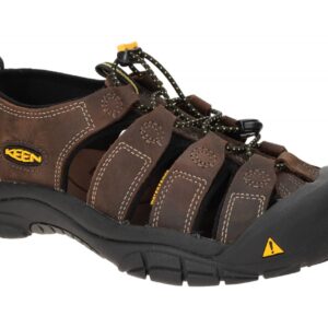 Keen 1001870 Newport_M Herren Sandale Braun Bison - Wasserfestes Fettleder