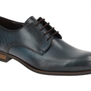 LLOYD 25-506-28 Herren Businessschuhe Ocean Blau Glattleder Blockabsatz