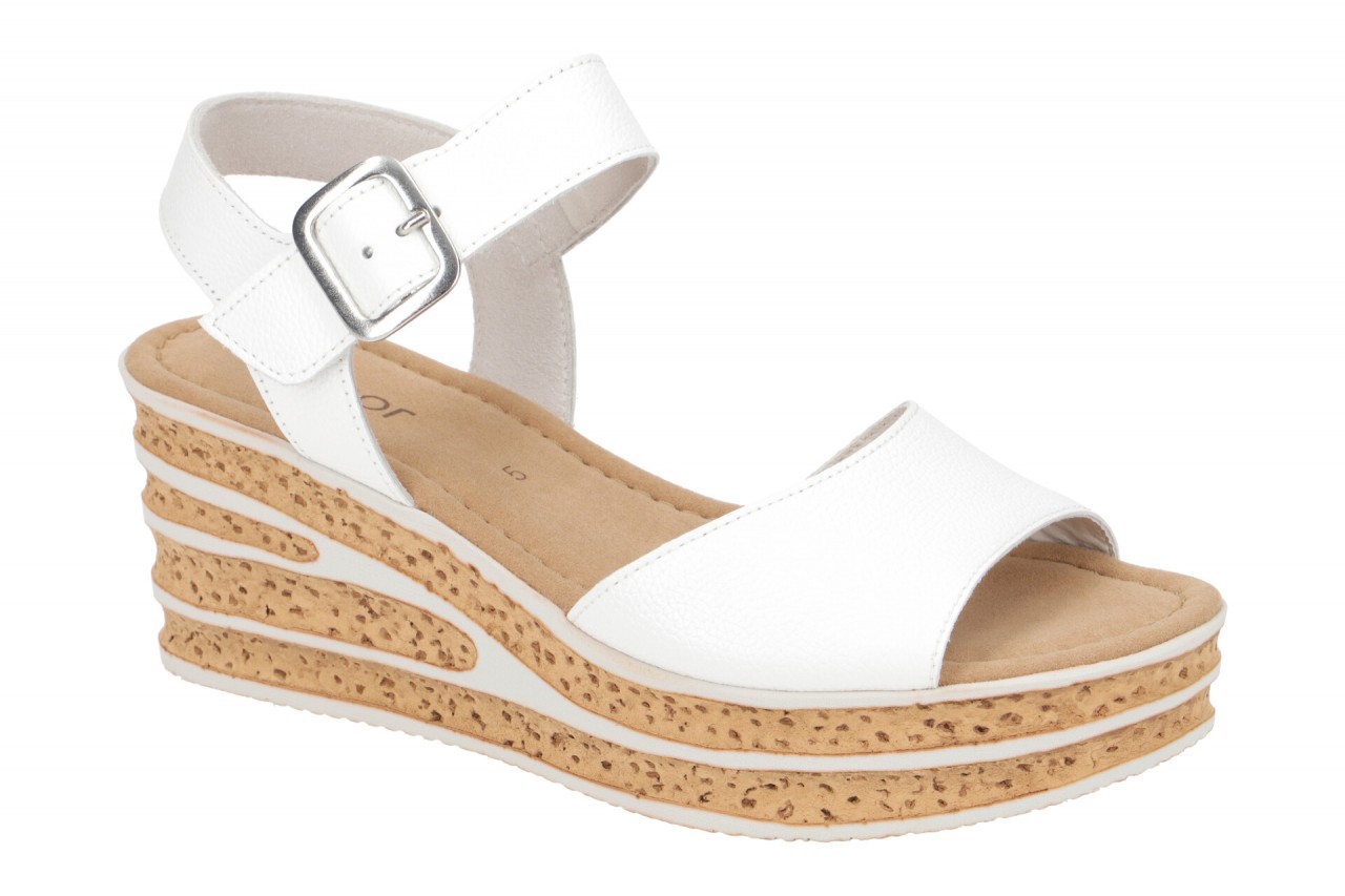 Gabor 84.651.21 Damen Riemchen Sandalette in Wei? - Leicht und Flexibel 1 Gabor 84.651.21 Damen Riemchen Sandalette in Wei? - Leicht und Flexibel