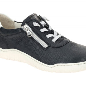 Waldl?ufer 612003 K-MILENA Damenschuhe blau/wei? bequeme Schn?r-Halbschuhe