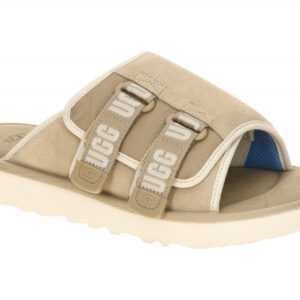 UGG 1142730 SSNT Herren Pantoletten Beige Sand/Santorini Klettverschluss Flex...