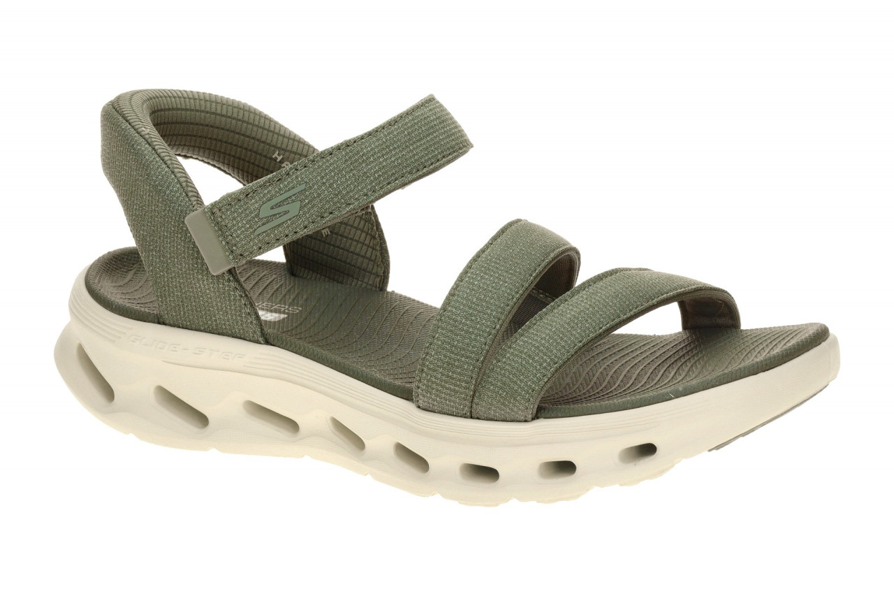 Skechers 141269 OLV Damen Sandale - GO WALK GLIDE STEP 2.0 - Dunkelgr?n + Olive 1 Skechers 141269 OLV Damen Sandale - GO WALK GLIDE STEP 2.0 - Dunkelgr?n + Olive