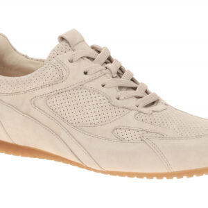 Gabor 86.565 - Damen Halbschuhe Sneaker grau oak, Echtleder, Extra Weit, OptiFit