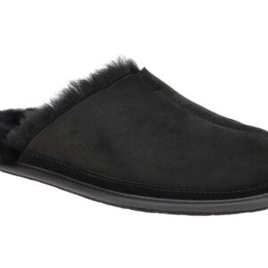 UGG 1123660 BLK HYDE Herren Pantoletten schwarz Nubuck Warmfutter Ledersohle
