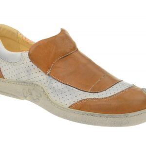 Eject 16920.001 SKAT Herren Slipper Halbschuhe camel/white Echtleder Gummisohle