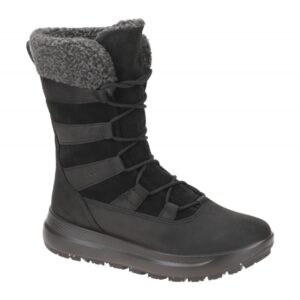 Ecco 42021351052 SOLICE Damen Winterstiefeletten schwarz Wasserdicht, Warmfutter