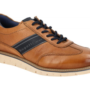 Bugatti 331-ARY01-1000 Sprinter Herren Sneaker braun cognac Echtleder Memory ...