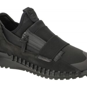 Ecco 80375351052 ZIPFLEX Women Slip-On Schwarz Velourleder Sneaker