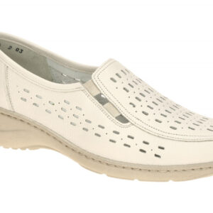 Waldl?ufer 607503 KYA Bequeme Slipper Damen beige perl Echtleder Fu?bett K-Weite