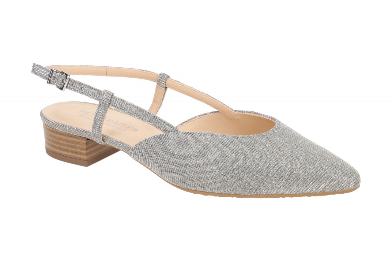 Peter Kaiser PK 24167/046 AINA-EX 26 Damen Sling Pumps grau silber Glitzer Ab... 1 Peter Kaiser PK 24167/046 AINA-EX 26 Damen Sling Pumps grau silber Glitzer Ab...