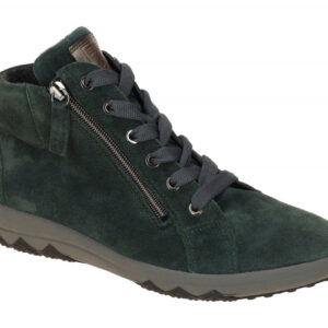 Waldl?ufer 961801 H-TERESA Damen Mid Cut Sneaker Gr?n pine/schiefer TR Synthetik