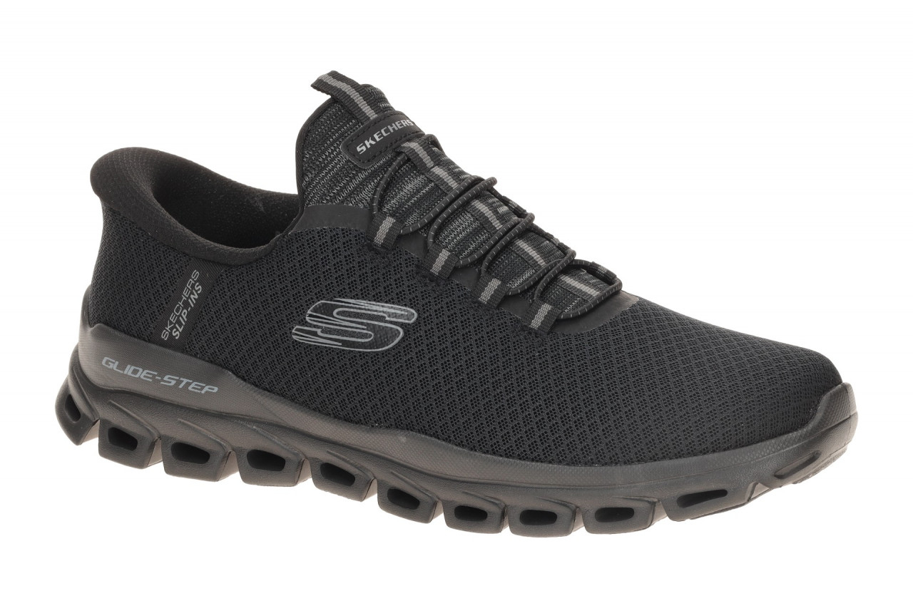 Skechers 233010 BBK GLIDE STEP - NOXUS Herren Slip-Ins Sneaker Schwarz 1 Skechers 233010 BBK GLIDE STEP - NOXUS Herren Slip-Ins Sneaker Schwarz