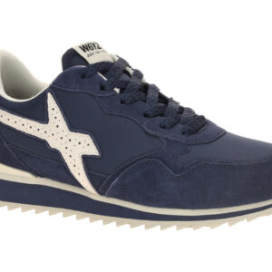 W6YZ 2013560_Jet Herren Sneakers navy/white Velourleder Textil Gummisohle