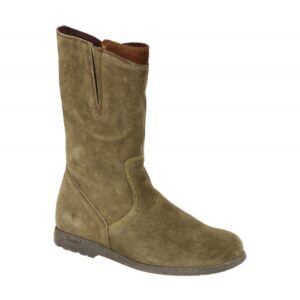 Think 3-000863-7000 RENTO Damen Stiefeletten olive kombi Echtleder Gummisohle...