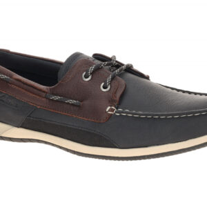 Clarks 26186198 7 ORSON SAIL Herren Schn?r Halbschuhe Blau Navy bequem mit CO...