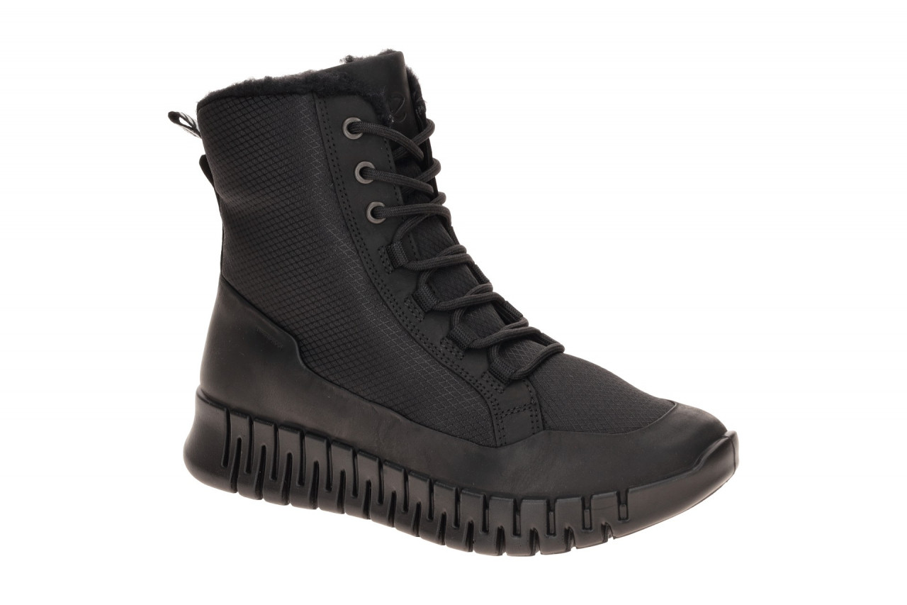 Ecco GRUUV BOOT WP 21836351052 schwarz - sportliche Stiefelette f?r Damen 1 Ecco GRUUV BOOT WP 21836351052 schwarz - sportliche Stiefelette f?r Damen