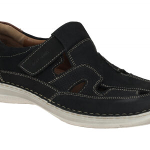 Josef Seibel Herrenschuhe 44981 518 505 dunkelblau Nubuck Slipper flexibel- l...