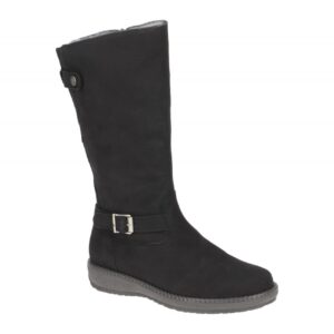 Waldl?ufer 533904 Damen Winterstiefel Schwarz + Lammfell | Keilabsatz, extra ...