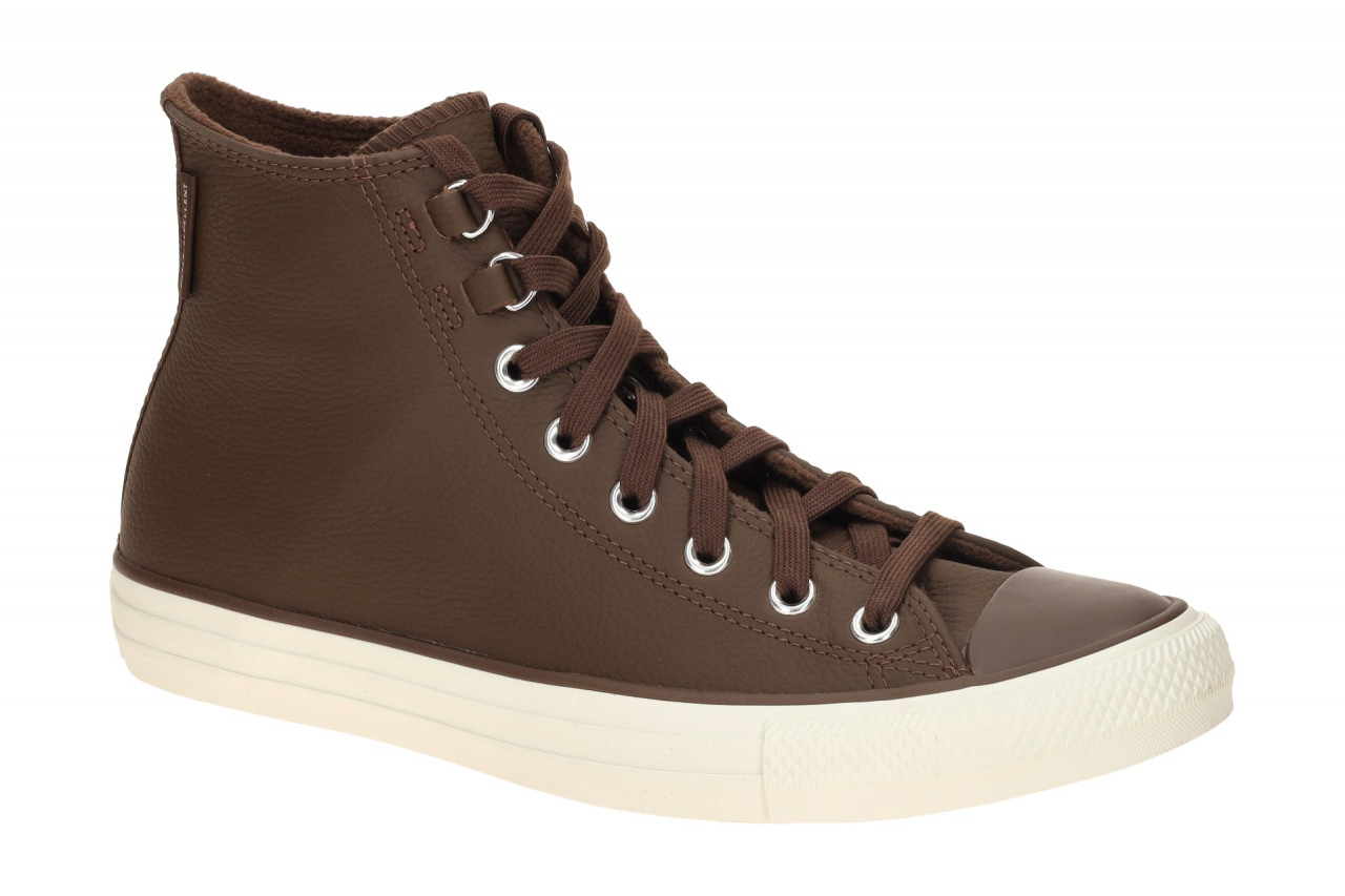 Converse A13027C CTAS Hi Leder Braun Sneaker - UNISEX, Echtleder, flauschiges... 1 Converse A13027C CTAS Hi Leder Braun Sneaker - UNISEX, Echtleder, flauschiges...