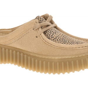 Clarks 26186307 4 Torhill Mule Beige Animal Comfortable Platform Mule - Damen...
