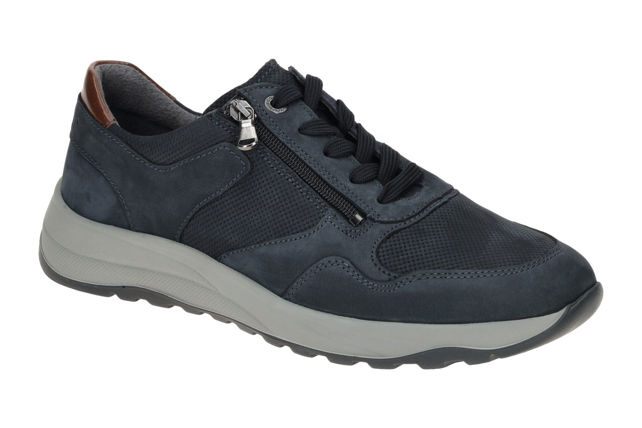 Waldl?ufer 662001 Herrenschuhe K-JOHN blau marine/cognac bequeme Schn?r Halbs... 1 Waldl?ufer 662001 Herrenschuhe K-JOHN blau marine/cognac bequeme Schn?r Halbs...