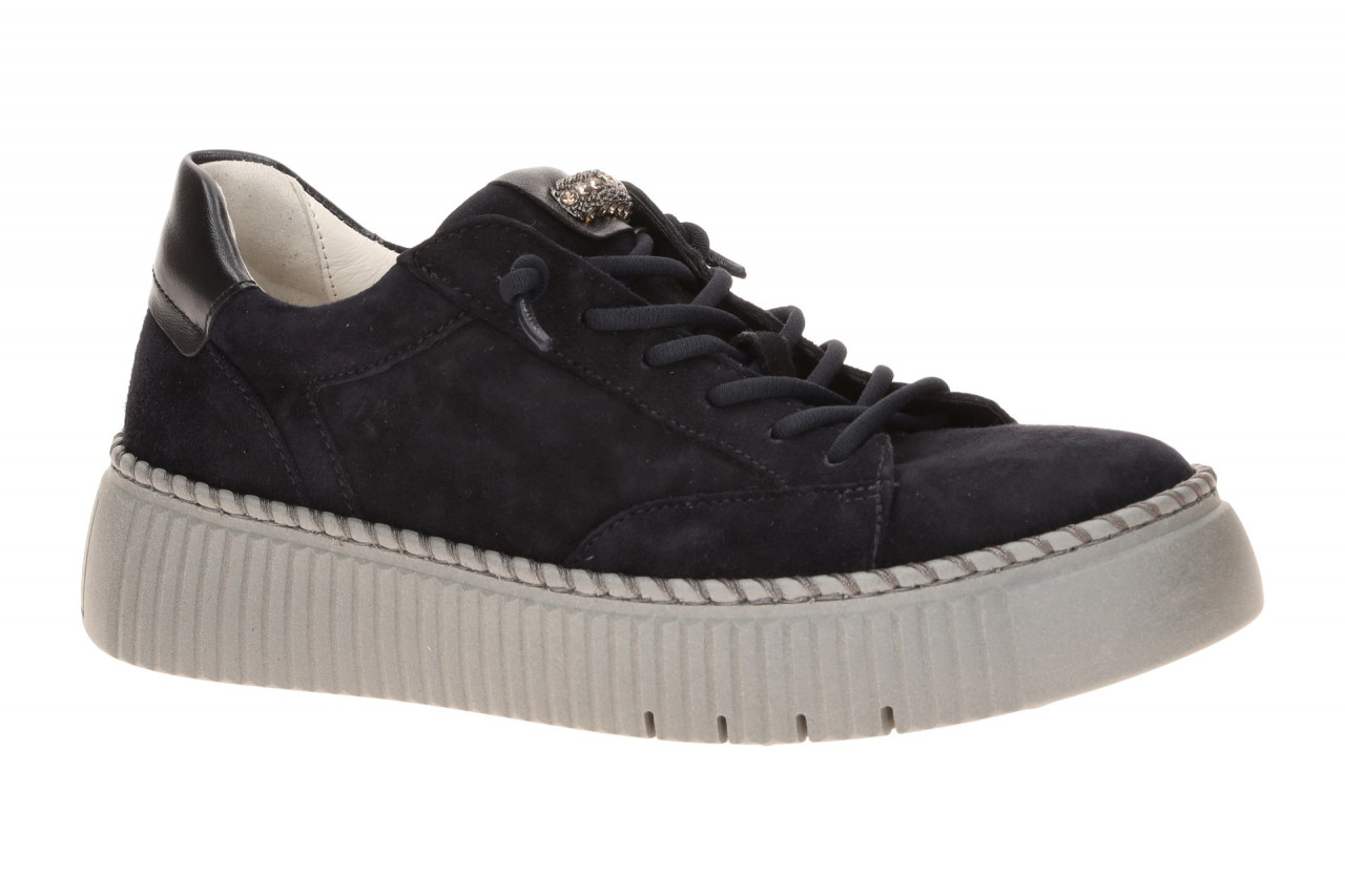 Gabor 73.243 - Sneaker Halbschuhe Damen Atlantic / Night Blue Fu?bett aus Ech... 1 Gabor 73.243 - Sneaker Halbschuhe Damen Atlantic / Night Blue Fu?bett aus Ech...