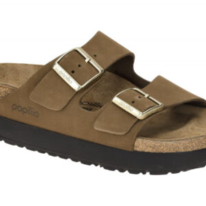 Birkenstock 1028366 BS Arizona_Pap Damen Pantoletten Braun Dark Tea mit anato...
