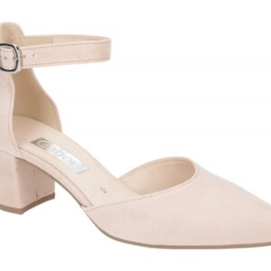 Gabor 81.340.10 Damen Riemchen Pumps in rose (rouge) mit spitzer Schuhform