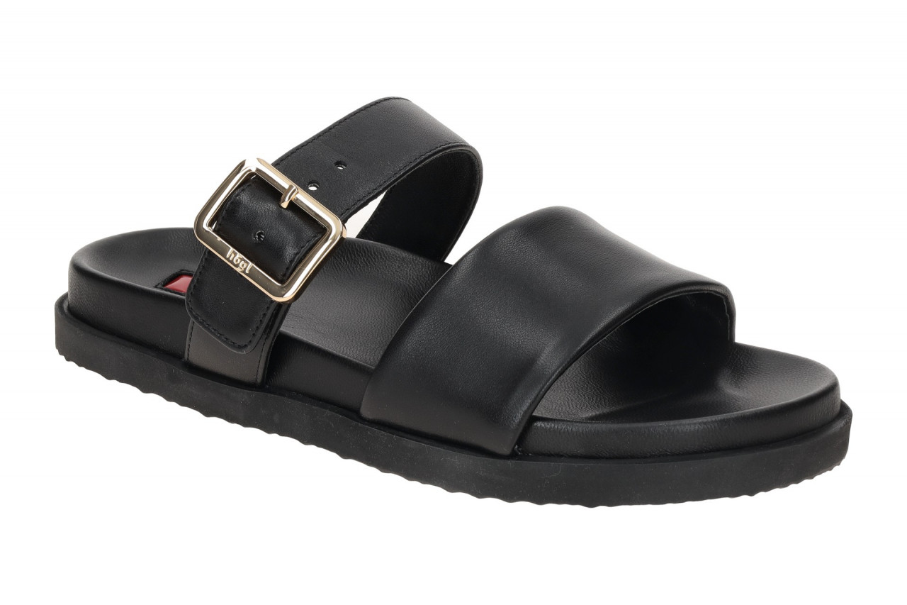 H?gl 0830 Schwarz Doppelriemen Pantoletten - bequeme Damenschuhe 1 H?gl 0830 Schwarz Doppelriemen Pantoletten - bequeme Damenschuhe