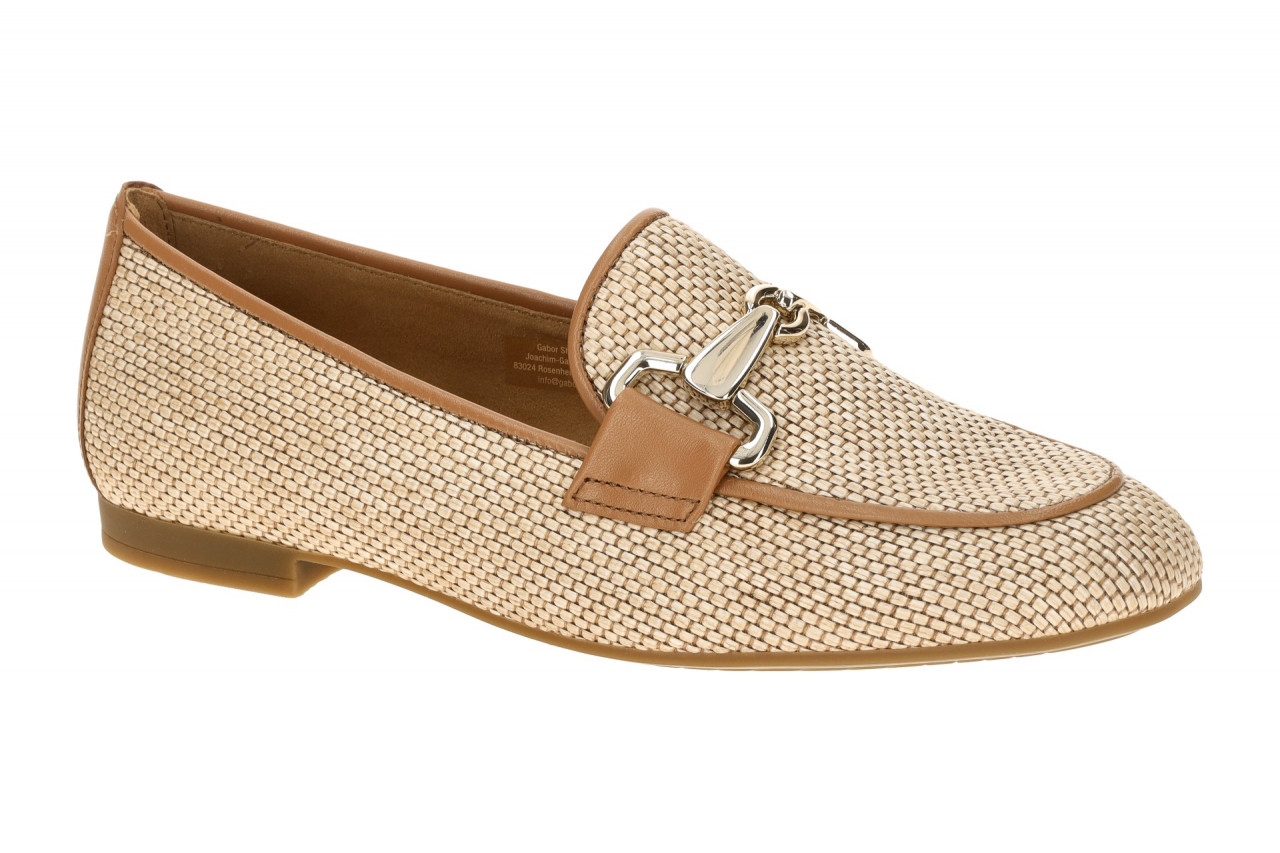 Gabor 85.214 Beige Slipper Halbschuhe Lammnappa Bast-Optik Blockabsatz 1 Gabor 85.214 Beige Slipper Halbschuhe Lammnappa Bast-Optik Blockabsatz