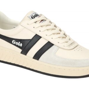 Gola Grand Slam Classic CMB117XG Herren Sneaker Offwhite/Black/Rust Textil In...