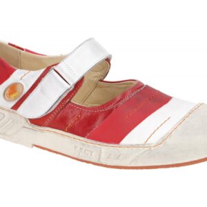 Eject 12358 Rot/Wei? Slipper PUZZLE mit Klettverschluss & Gummisohle