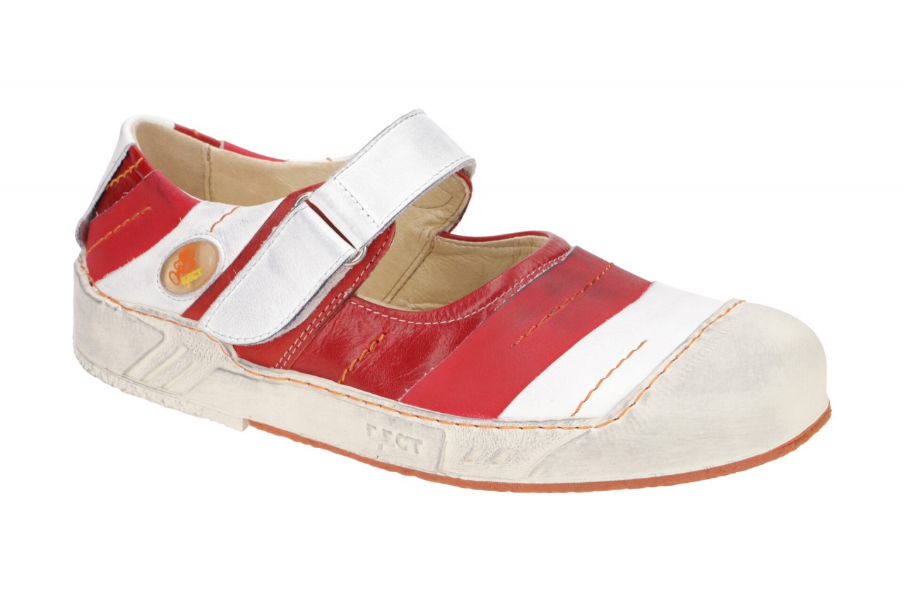 Eject 12358 Rot/Wei? Slipper PUZZLE mit Klettverschluss & Gummisohle 1 Eject 12358 Rot/Wei? Slipper PUZZLE mit Klettverschluss & Gummisohle