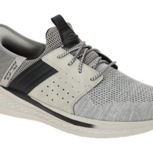 Skechers 210811 GRY Herren Slipper Halbschuhe Grau Air Cooled Memory Foam